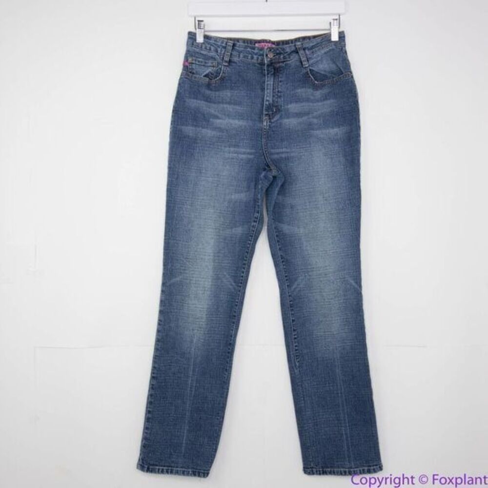 Vintage Zana Di jeans with jewel in back pocket, women's size 16 1/2
